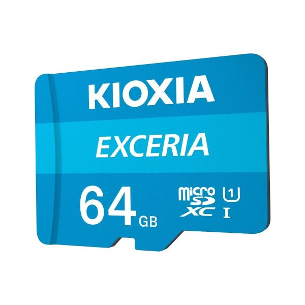 Kioxia LMEX1L064GG2 64GB Exceria Micro SDXC UHS-1 C10 100MB/sn Hafıza Kartı