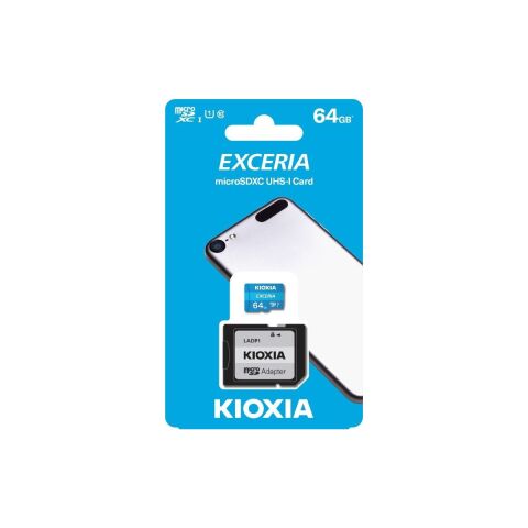 Kioxia LMEX1L064GG2 64GB Exceria Micro SDXC UHS-1 C10 100MB/sn Hafıza Kartı
