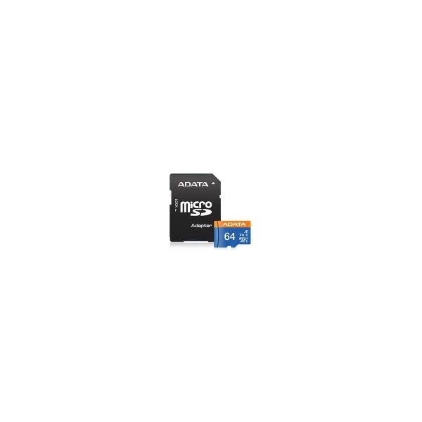 Adata 64GB Premier microSDXC Card with Adapter UHS-I Class10 V10 AUSDX64GUICL10A1 Hafıza Kartı