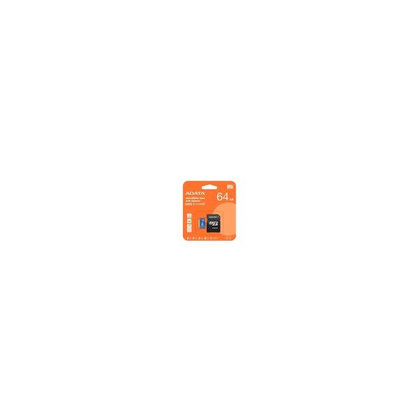 Adata 64GB Premier microSDXC Card with Adapter UHS-I Class10 V10 AUSDX64GUICL10A1 Hafıza Kartı