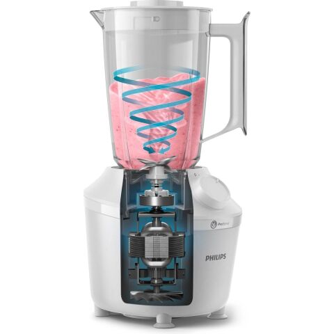 Philips 3000 Serisi HR2041/00 ProBlend Teknolojisi, 450W, 1,9 Lt, Paslanmaz Çelik Bıçaklar Beyaz Blender