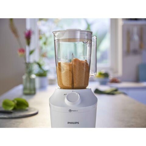 Philips 3000 Serisi HR2041/00 ProBlend Teknolojisi, 450W, 1,9 Lt, Paslanmaz Çelik Bıçaklar Beyaz Blender