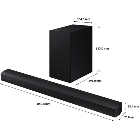 Samsung HW-B650D/TK 3.1 Kanal 370W Soundbar