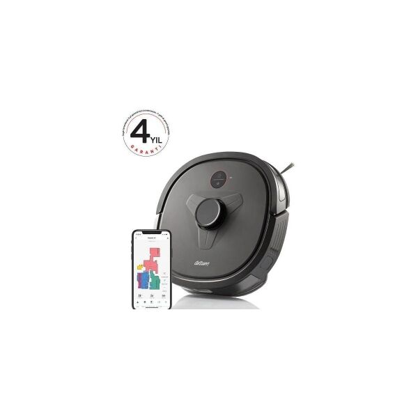 Arzum Robotek X4 Lds Akıllı Robot Süpürge- Siyah AR4304