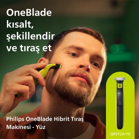Philips QP2724/10 Oneblade Yüz Şekillendirici