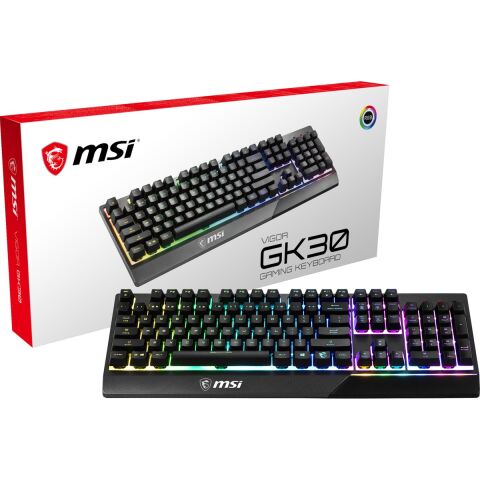 MSI Vigor GK30 TR Oyuncu Klavye