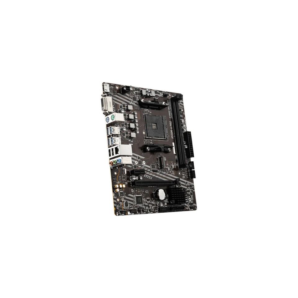 MSI A520M-A PRO AMD A520 Soket AM4 DDR4 4600(OC)MHz mATX Gaming Anakart