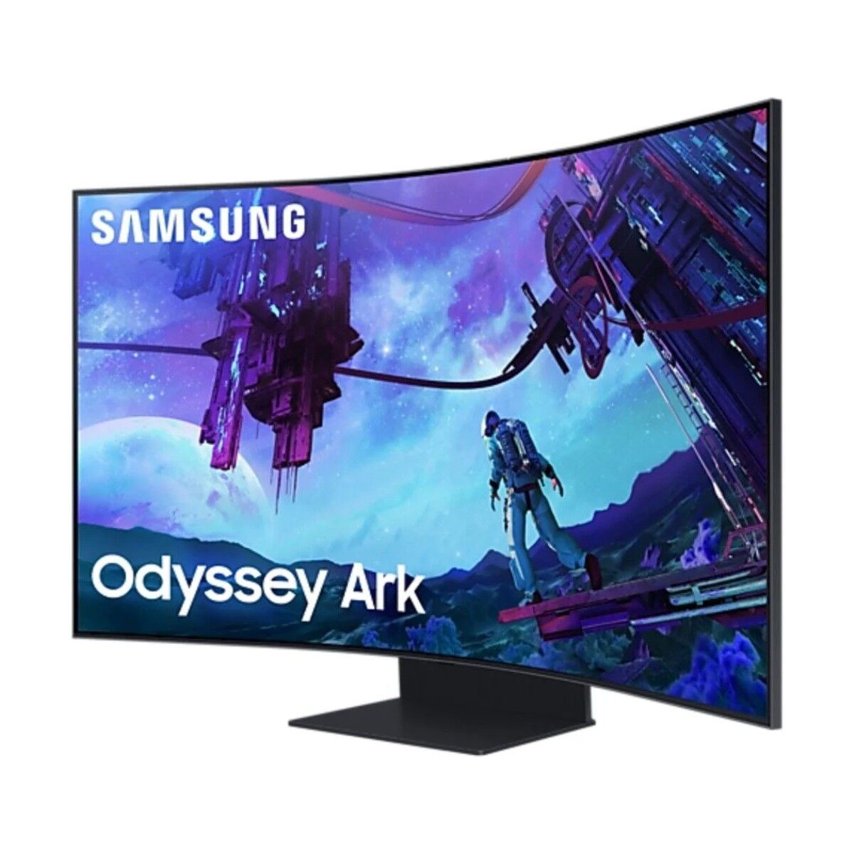 Samsung Odyssey Ark LS55CG97WNUXUF 55 Inç UHD 165Hz 1ms Pivot Asansör Multi View HDR10+ 1000R Kavisli Kokpit Quantum Mini LED Smart Gaming Hub Monitör