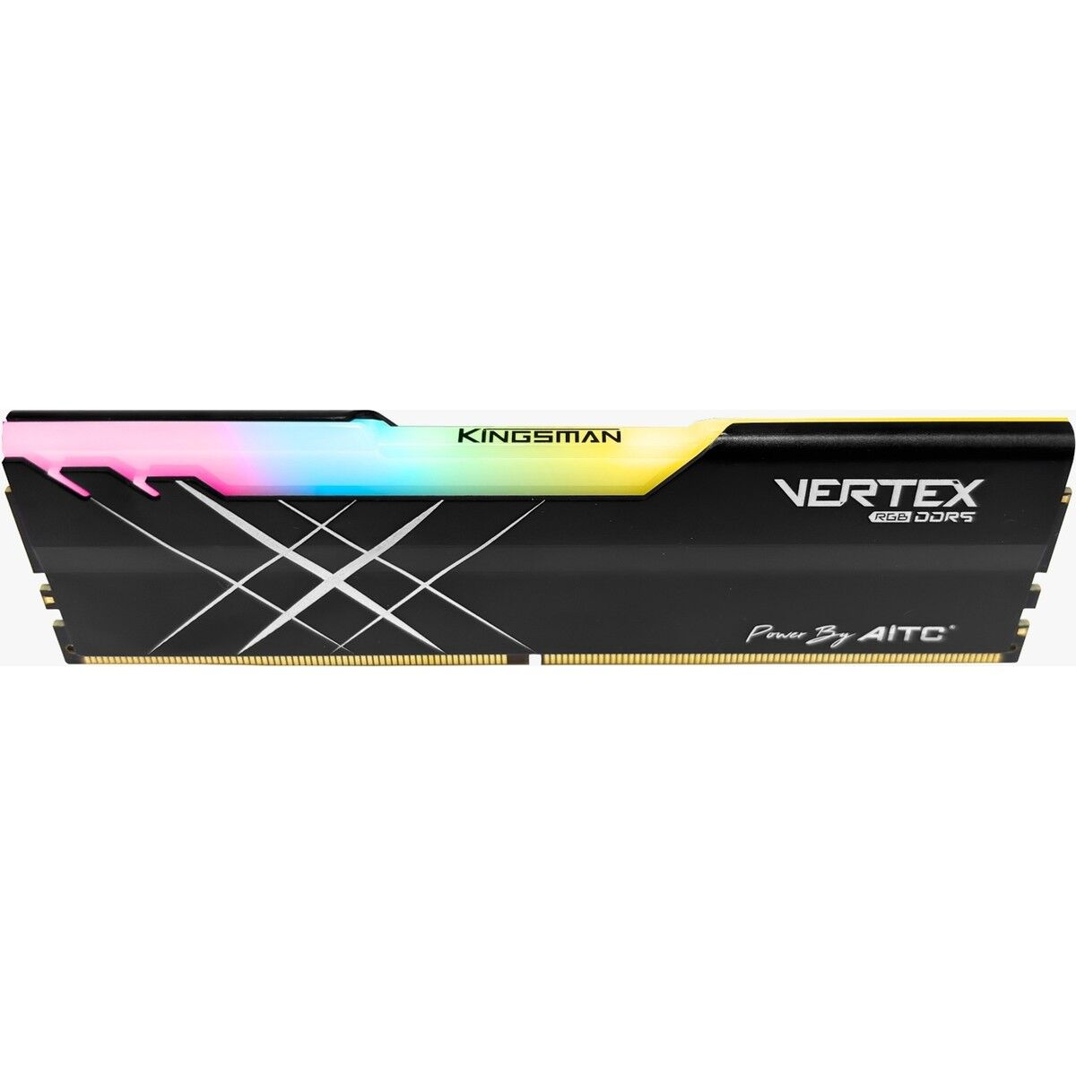 Kıngsman Vertex-B Black Rgb 16GB 5600MHZ Ddr5 KSD516G56C40VTR Pc Ram