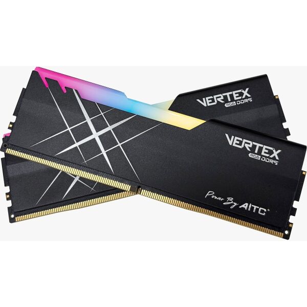 Kıngsman Vertex-B Black Rgb 16GB 5600MHZ Ddr5 KSD516G56C40VTR Pc Ram