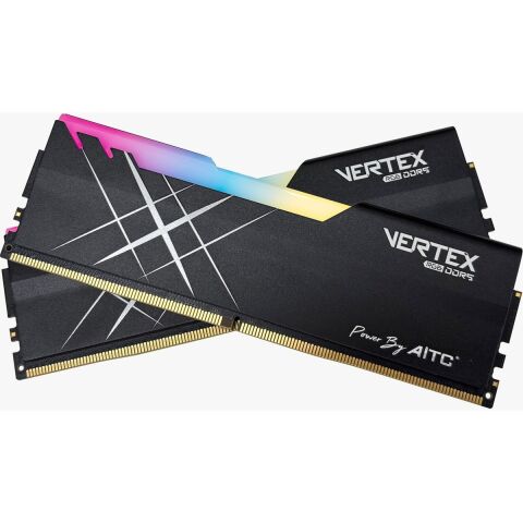 Kıngsman Vertex-B Black Rgb 16GB 5600MHZ Ddr5 KSD516G56C40VTR Pc Ram
