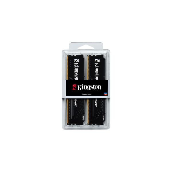 Kingston 16GB 6000MT/s DDR5 CL36 DIMM (Kit of 2) Beast Black EXPO Turkey KF560C36BBEK2-16TR - RAM