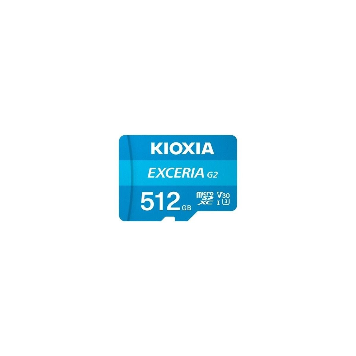 Kıoxıa 512GB Exceria G2 Micro Sdxc A1 Uhs1 V30 U3 4K Kayıt Hafıza Kartı (Sd ADAPTÖRLÜ)-LMEX2L512GG2