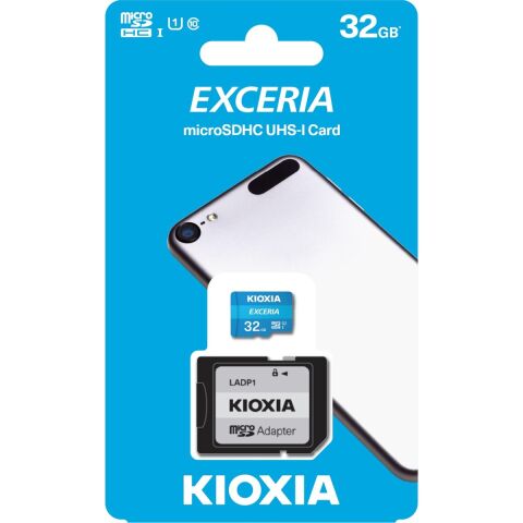 Kioxia LMEX1L032GG2 32GB Exceria MicroSDHC UHS-1 Class-10 100MB/sn Hafıza Kartı