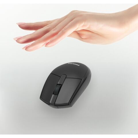 Philips SPK7337 Kablosuz Mouse 1200DPI 3 Tuşlu Optik Mouse Siyah
