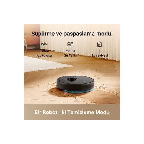 Dreame Bot D9 Max Robot Süpürge Vakum ve Paspas