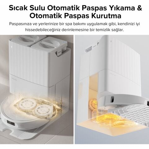 Roborock Qrevo Pro Akılı Robot Süpürge Beyaz