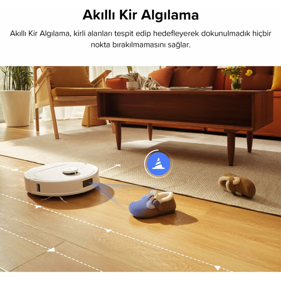 Roborock Qrevo Pro Akılı Robot Süpürge Beyaz