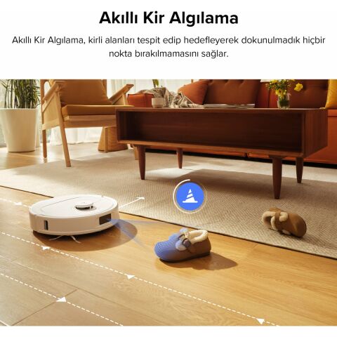 Roborock Qrevo Pro Akılı Robot Süpürge Beyaz