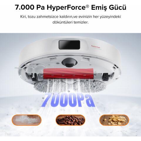 Roborock Qrevo Pro Akılı Robot Süpürge Beyaz