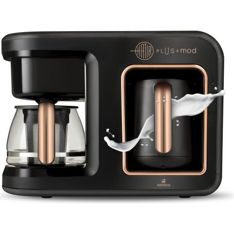Karaca Hatır Plus Mod 5 In 1 Essential Kahve Makinesi Black Copper