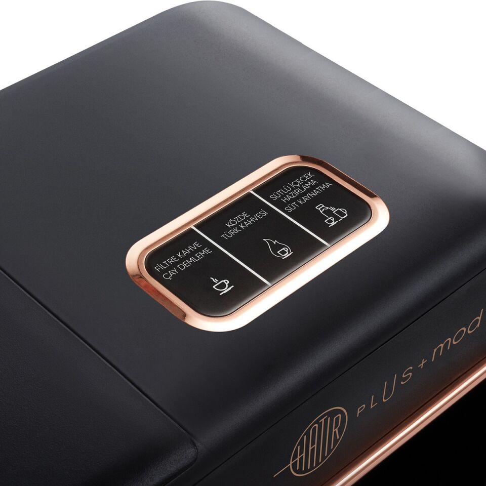 Karaca Hatır Plus Mod 5 In 1 Essential Kahve Makinesi Black Copper