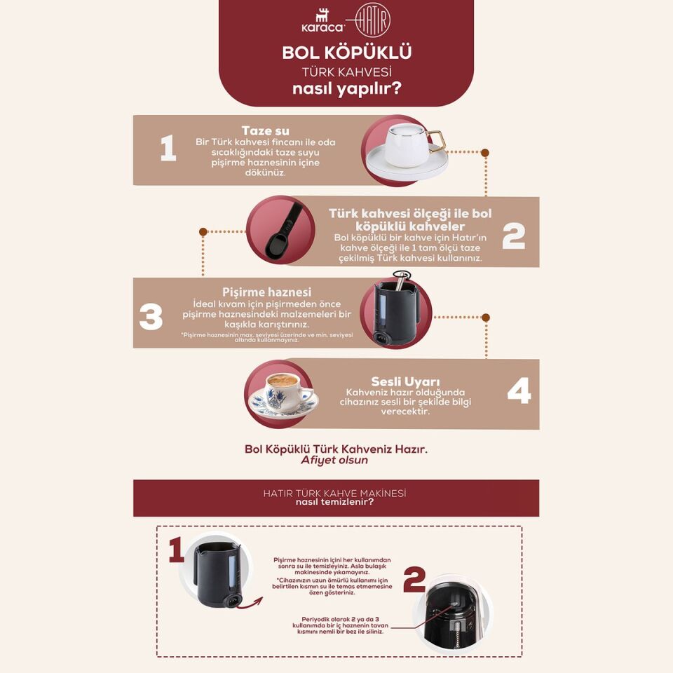 Karaca Hatır Plus Mod 5 In 1 Essential Kahve Makinesi Black Copper