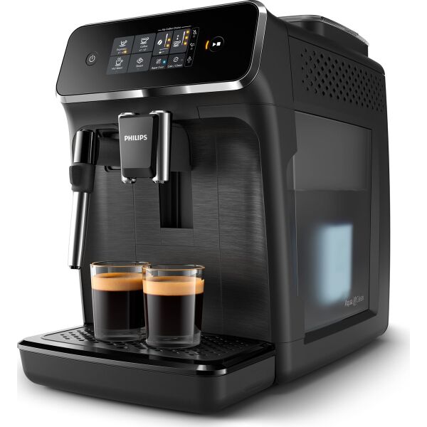 Philips EP2220/10 2200 Serisi Tam Otomatik Espresso Makinesi, Dokunmatik Ekran, Klasik Süt Köpürtücü, 2 İçecek, Mat siyah,