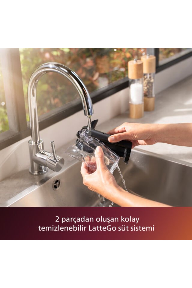 Philips 5500 Serisi LatteGo Tam Otomatik Espresso Makinesi, 20 Sıcak ve Soğuk İçecek, EP5547/90