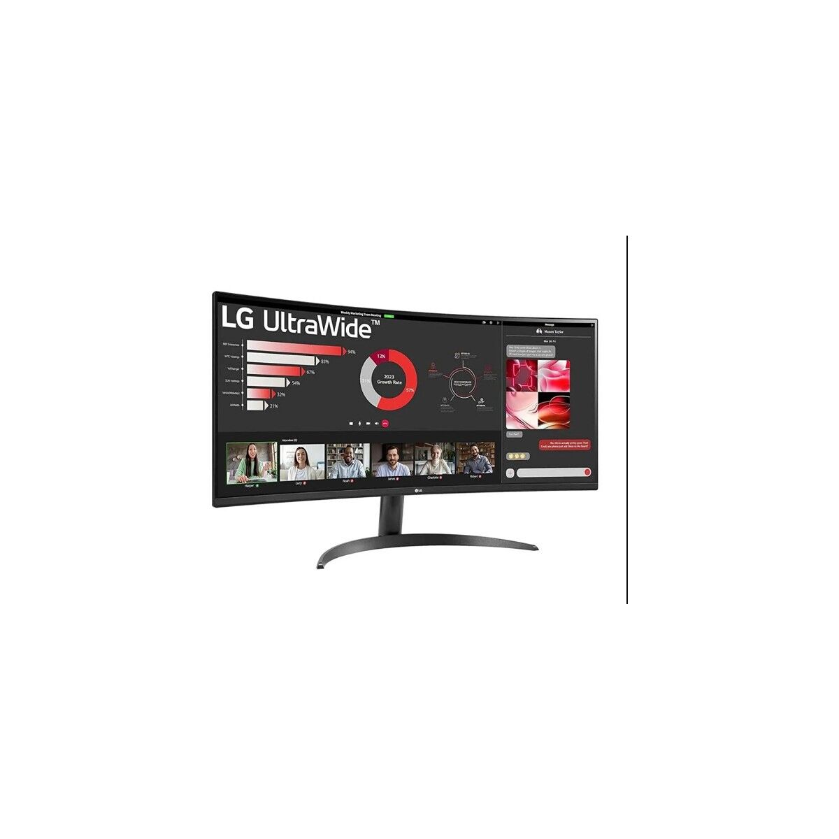 LG 34'' Ultrawıde 5ms 100Hz Curved Freesync Monitör 34WR50QC-B