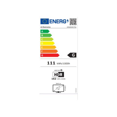 LG 65NANO81T6A 65'' 165 Ekran Uydu Alıcılı 4K Ultra HD webOS Smart Nanocell LED TV