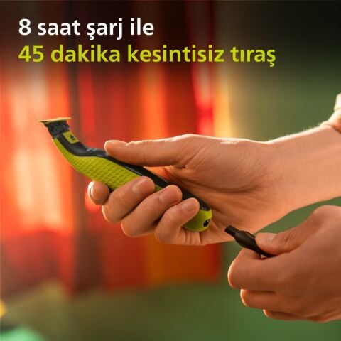 Philips OneBlade QP2724/20 Elektrikli Tiras Makinesi - Sakal & Vücut - Islak & Kuru Kullanim