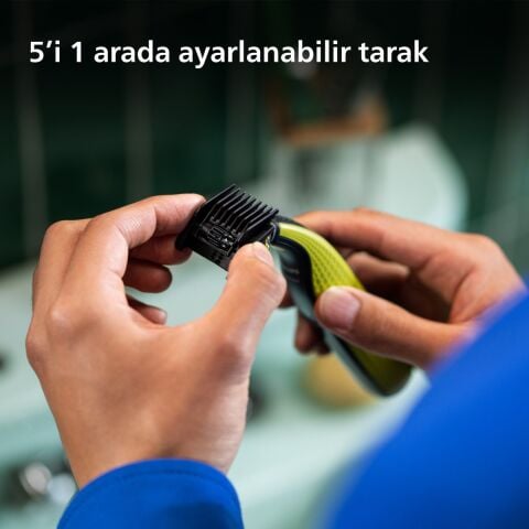 Philips OneBlade QP2724/20 Elektrikli Tiras Makinesi - Sakal & Vücut - Islak & Kuru Kullanim