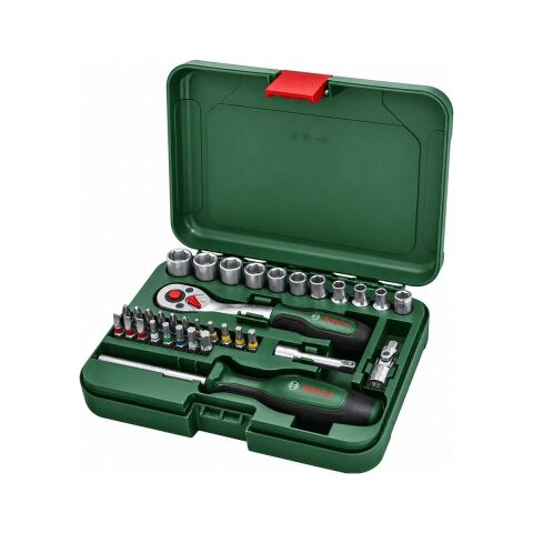 Bosch Cırcırlı Tornavida ve Lokma Takımı 34 Parça - 1600A02BY1