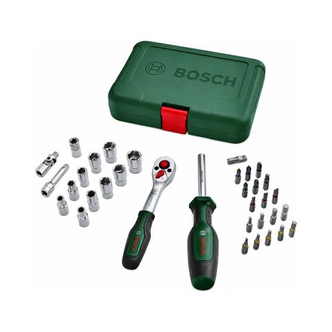 Bosch Cırcırlı Tornavida ve Lokma Takımı 34 Parça - 1600A02BY1