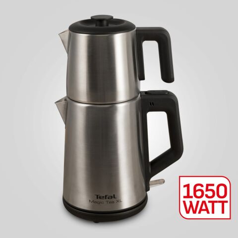 Tefal Magic Tea XL Paslanmaz Çelik Gövdeli 1650 Watt Çay Makinesi - Inox