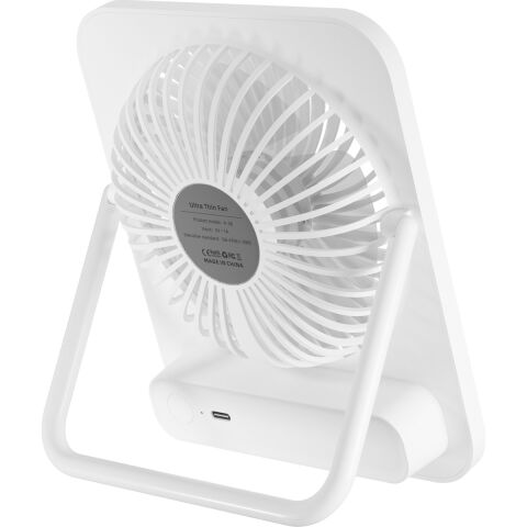 Everest EFN-601 Beyaz 2000MAH 4 Kademeli 4000RPM Hız Metal Ayak Masaüstü USB Fan