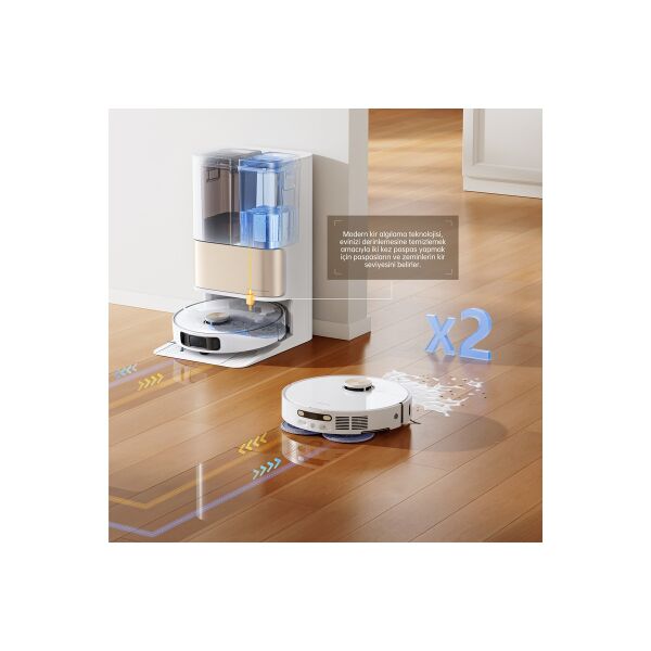Dreame L10s Pro Ultra Heat Robot Süpürge Beyaz