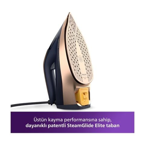 Philips 8000 Serisi DST8050/20 Azur Buharlı Ütü, 3000W, 260 g Turbo Şok Buhar, 85 g/dk Sürekli Buhar, Sıfır Yanık Riski