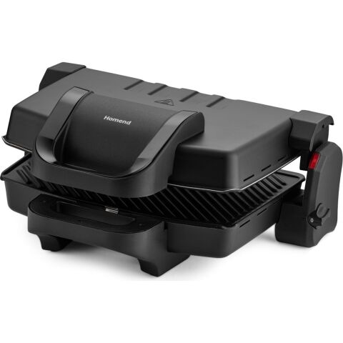Homend Toastbuster 1352H 4 Ekmekli Tost Makinesi Mat Siyah