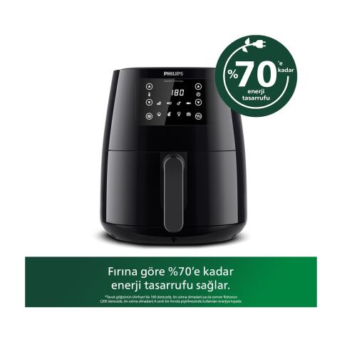 Philips Airfryer 3000 Serisi L HD9243/90 Rapid Air Teknolojisi, 4,1 Lt, 7 Ayarlı Dokunmatik Ekran