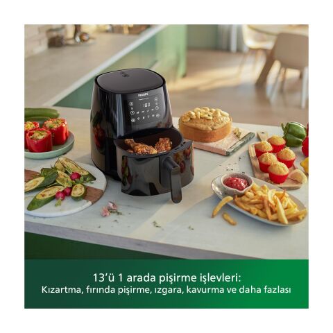 Philips Airfryer 3000 Serisi L HD9243/90 Rapid Air Teknolojisi, 4,1 Lt, 7 Ayarlı Dokunmatik Ekran