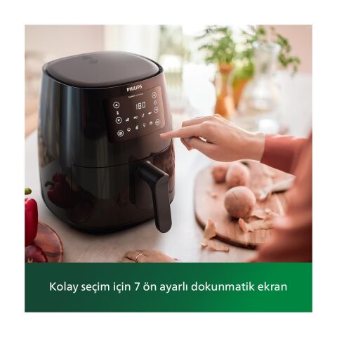 Philips Airfryer 3000 Serisi L HD9243/90 Rapid Air Teknolojisi, 4,1 Lt, 7 Ayarlı Dokunmatik Ekran