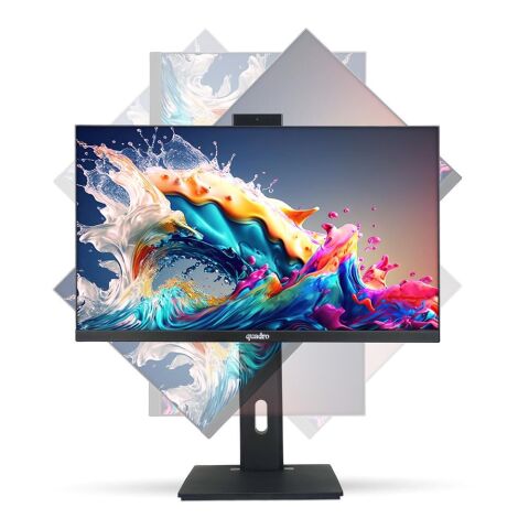 Quadro EXPANSE AI B224 25165 23.8'' IPS Ci5 12450H 16gb 512gb NVME SSD OB VGA Freedos AIO ( Pivot, Parmak İzi)