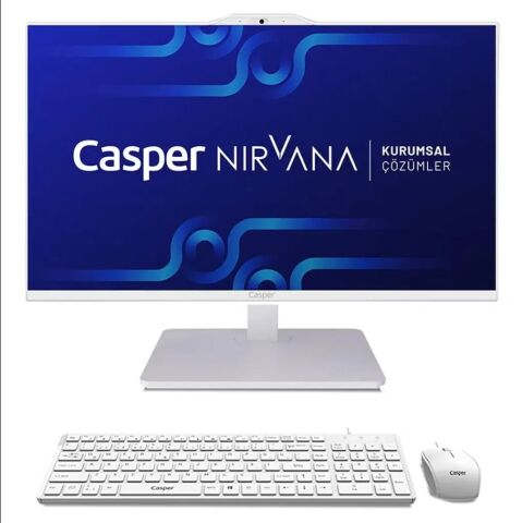 Casper Nirvana A90.1342-BE00X-V-B-K Beyaz Intel Core i5-13420H 16GB RAM 500GB NVME Pivot All In One