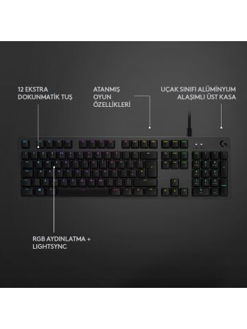 Logitech 920-008947 G512 Blue Clıcky Rgb Mekanik O