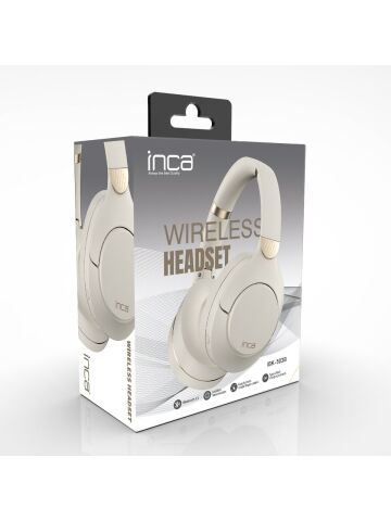 Inca IBK-503B Beyaz 5.3 Bluetooth Wireless Kulaklık