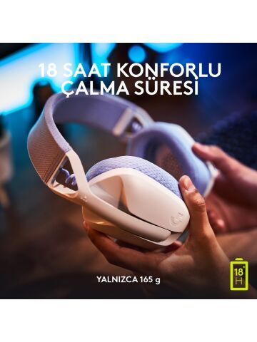 Logitech 981-001074 G435 White/Lilac Mikrofonlu Kulaklık