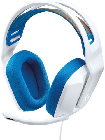 Logitech 981-001018 G335 Beyaz Mavi Mikrofonlu Gaming Kulaklık