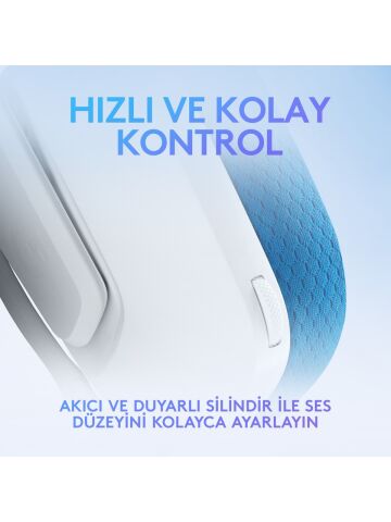 Logitech 981-001018 G335 Beyaz Mavi Mikrofonlu Gaming Kulaklık